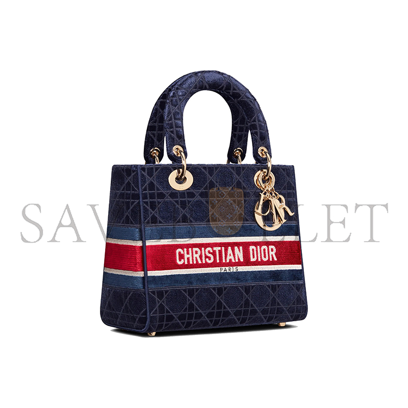 D*or medium lady d-lite bag m0565othj-m928 (24*20*11cm)